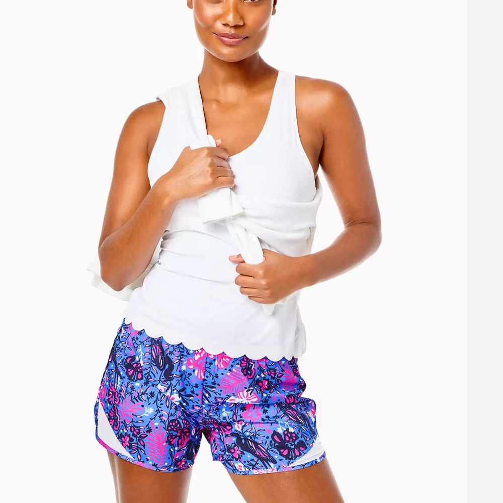 Lilly Pulitzer Luxletic Ocean Trail Shorts sz XL